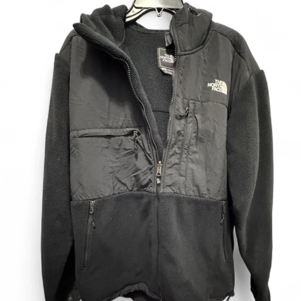 The North Face Men's Black Fleece Jacket with hood size large